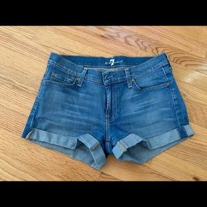 7 For All Mankind Denim Short